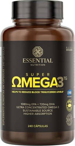 Super Ômega 3 TG Essential Nutrition - 240 Cápsulas