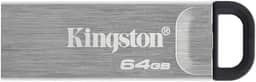 Kingston DataTraveler Kyson 64GB High Performance USB 3.2 Metal Flash Drive | Velocidades de até 200 MB/s | DTKN/64 GB