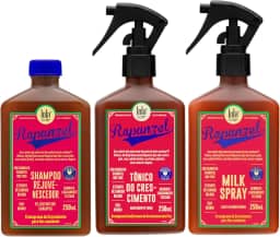 Kit Rapunzel Lola (Shampoo 250ml + Tônico de Crescimento 250ml + Leave-in 250ml)