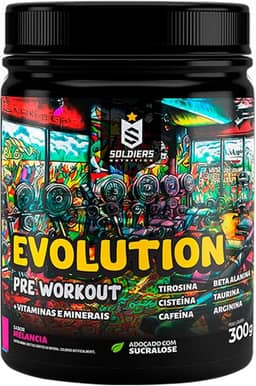 Pré-Treino Evolution Pré Workout 300g - Soldiers Nutrition (Melancia)