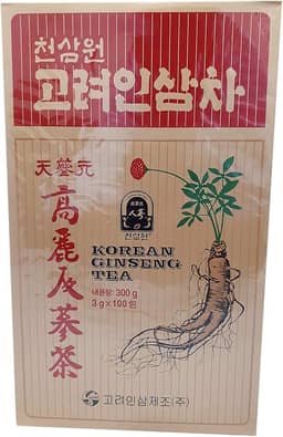 CHÁ DE GINSENG COREANO 100 SACHÊS
