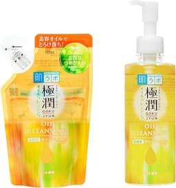 Hada Labo Cleansing Oil - Kit com Óleo de Limpeza facial demaquilante 200ml + Refil 180ml