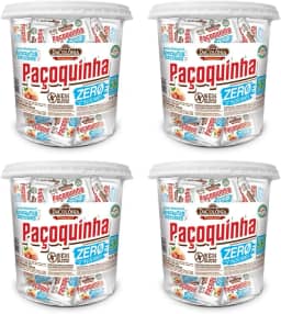 Paçoca Zero DaColonia 4 Potes de 576g