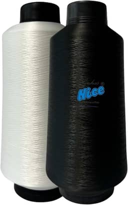 Kit 2 Fio Overloque 300g - Colorido - Costura Em Overloque (1 BRANCO 1 PRETO)