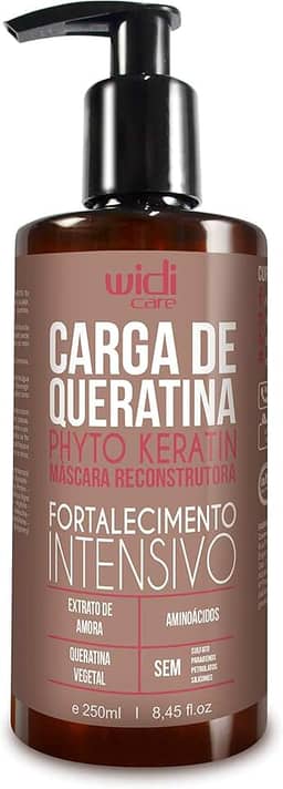 Widi Care Máscara de Tratamento Reconstrutora Phyto Keratin Carga de Queratina 250ml