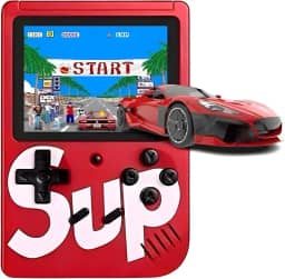 Mini Game Portátil Retrô (400+ Jogos Clássicos Pré-Carregados) | Console de Mão Compacto para Viagem | Bateria Recarregável (3h) | Ideal para Presente, Crianças e Nostalgia Adulta