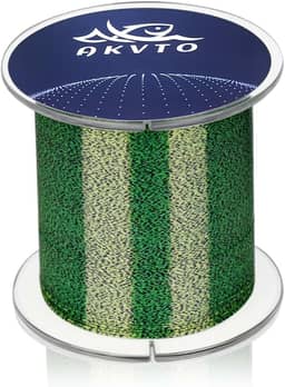 Linha de pesca de monofilamento manchado gradiente - monofilamento resistente à abrasão, linha de peixe-gato, linha de pesca de monofilamento de 10/15.9 kg para pesca em água doce e salgada