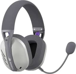 Havit Fone de Ouvido Headset Gamer Fuxi-H3 Gray, Com Fio e Sem Fio, Wireless 2,4GHz, Bluetooth, Cabo USB-C, Cabo 3,5mm. Surround, Baixa Latência, Quad-Mode