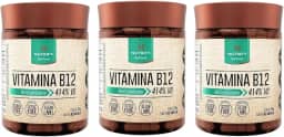 Kit 3 Vitamina B12 Metilcobalamina Nutrify 60 Cápsulas