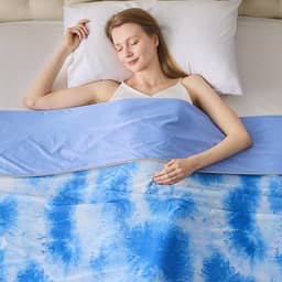 Cobertor refrescante para quem dorme quente, macio e leve e respirável para cama de verão tamanho Queen, absorve o calor para manter o corpo fresco para suores noturnos, Q-Max>0,5 fibra fria