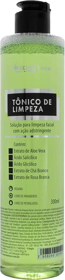 MAX LOVE TONICO FACIAL LIMPEZA 290ML
