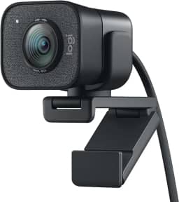 Webcam Full HD Logitech For Creators StreamCam Plus para Streaming e Criação de Conteúdo com Microfone Embutido, 1080p 60fps, Autofoco Inteligente, Conexão USB-C e Tripé Incluso