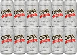 Pack 12 unidades Cerveja Puro Malte Pilsen teor 4,6% 269ml Opa Bier