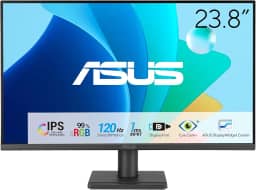 ASUS Monitor de cuidados oftalmológicos 1080P de 61.0 cm (VA249QG) - IPS, Full HD, 99% sRGB, sem moldura, 120Hz, sincronização adaptável, 1ms, alto-falantes, HDMI, DisplayPort, VGA, pouca luz azul