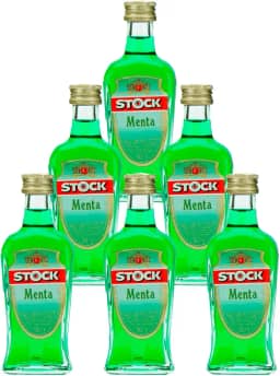 Miniatura Licor de Menta Stock Creme de Menta 50ml 6un