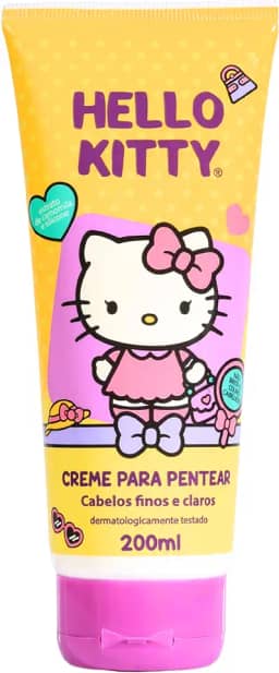 Cia Da Natureza - Cremoso Pent Hello Kitty 200Ml Finos E Claros