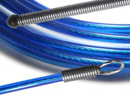 Puxa Fio Passa Fio Guia Sonda Profissional Alma De Aço Resistente Durável PF (Azul, 30 Metros)