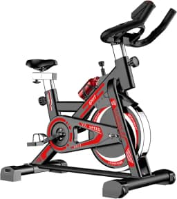 Bicicleta Ergométrica Spinning de Alta Performance 14kg - Transmissão por Correia Silenciosa - Suporta até 120kg - Bike para Treino Residencial