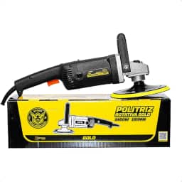 Politriz Rotativa Gold 1400W Disco 180mm 110V Velocidade Variável 500–3000 rpm Profissional Automotivo Náutico Industrial - Rotta376