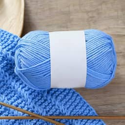 Fio macio para crochê, crochê - cores brilhantes, perfeito para cachecóis, xales, cobertores e roupas, azul