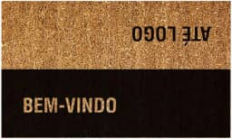 CAPACHO FIBRA DE COCO RT 75X45CM ATE LOGO