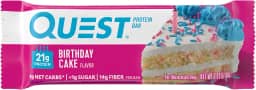 QUEST PROTEIN BAR BIRTHDAY CAKE 12 BARRAS/60G