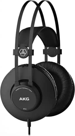 FONE DE OUVIDO PROFISSIONAL AKG K52 PT Preto Grande