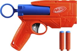 Nerf N Series Ward, Lançador em plástico azul e laranja com 12 dardos Nerf N1 (compatíveis apenas com lançadores N Series), para crianças a partir de 8 anos