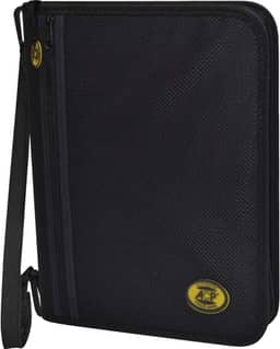 Acp 918, Fichário com Zipper e Alça Teen, Preto