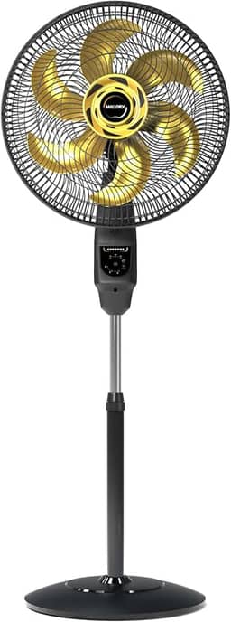 Ventilador de Coluna Mallory Chronos 126W, Silencioso, Com Controle Remoto, Hélice de 6 pás, Auto Desligamento Programável de até 7 Horas- PR – DR - 220V