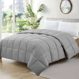 Camesa Edredom Ecopluma Toque de Pluma Queen 240x260cm - Cinza