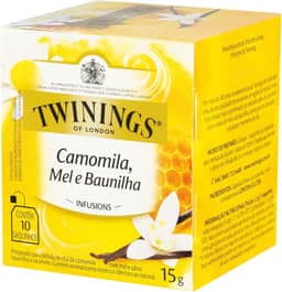 Twinings Chá Misto Camomila, Mel e Baunilha 15G - Caixa com 10 Unid