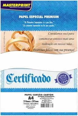 Papel Fotográfico Inkjet A4 Matte Dupla Face 220g