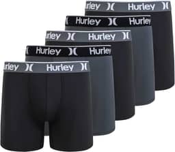 Cuecas boxer 5 Pack Stretch Boxer Briefs HurleyMasculino