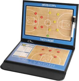 Placa de treinamento de basquete, kit de prancheta magnética tática para treinadores, placa de treinador de estratégia portátil com apagamento a seco, caneta marcadora