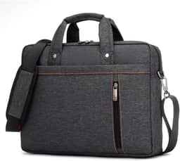 Maleta Executiva para Notebook de Até 15.6 Polegadas - Modelo Expansível até 12cm, Resistente a Riscos, Material Premium, Bolso Frontal, Alça Lateral Ajustável, Ferragens Cromadas - Grafite - BANGE