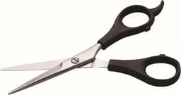 Marco Boni Tesoura Profissional Fio Laser P/ Corte Cabelo 5.5'' Cabo Plástico Aço Inox 1705 Preto 1 Unidade