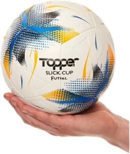 Bola De Futebol Futsal Profissional Topper Slick Cup Perfeita Para Quadra e Salão Ideal Para Treino e Lazer