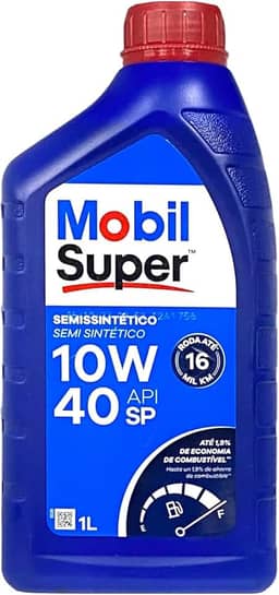 Óleo Para Motor 10W40 Semi Sintético Mobil Super