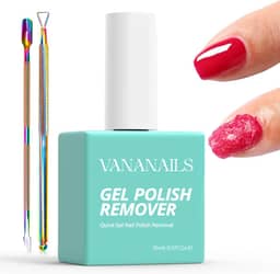 Vananails Removedor De Esmalte Em Gel Vananails: Removedor Profissional De Esmalte Em Gel Com Empurrador De Cutícula E Raspador Que Remove Rapidamente O Esmalte Em Gel Em 3 A 5 Minutos, Sem A Necess