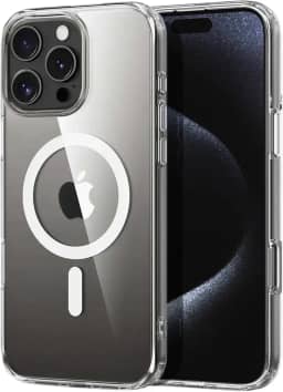 Capa Mag-safe para [iPhone 13 PRO MAX] Capinha Magnetica Slim Premium com [Proteção de Camera] Compativel com Mag-Safe Anti-Amarelamento, Transparente Clear Case, Resistente a Riscos e Anti Impacto