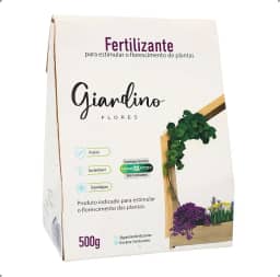 Adubo Fertilizante Giardino Flores 500g - Nutrição para Flores, Estimular Florescimento, Cores mais Vibrantes, Crescimento Saudável