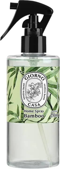 Sprays de Ambiente com Perfume (Aromatizador de Ambientes), Bamboo, Giorno Casa, 250 ml, Verde