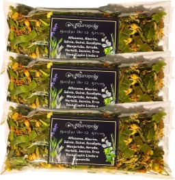 Banho de 12 Ervas 60g Kit 3 por 2! – 12 Ervas Premium da Naturopoly (Na Descrição) | Limpeza e Proteção