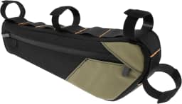 Bolsa para quadro de bicicleta impermeável, bolsa de tubo frontal de grande capacidade, antiderrapante, portátil, resistente à abrasão, bolsa triangular para bicicleta com alça adesiva para