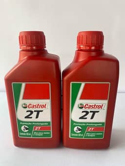 Oleo Lubrificante Motores 2 Tempos Castrol 500ml 2 Unidades