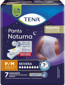 TENA Roupa Íntima Tena Pants Noturna P/M 7 Unidades