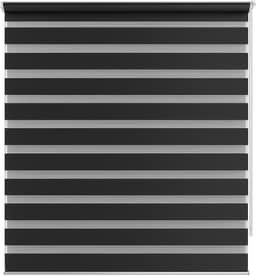 Zebra Persiana Rolo Dupla 140x160cm Preta Evolux