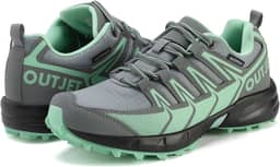 Tênis feminino à prova d'água leve antiderrapante para caminhada para uso ao ar livre