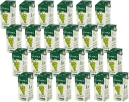 100% Suco Integral De Uva Branco Sem Adição Açúcar - Fardo Com 24 Und 200ml Caixinha Canudinho Lanche Merenda Escolar - Aliança